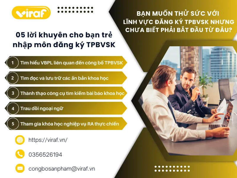 05 LỜI KHUYÊN HỮU ÍCH CHO BẠN TRẺ NHẬP MÔN ĐĂNG KÝ THỰC PHẨM BẢO VỆ SỨC KHỎE