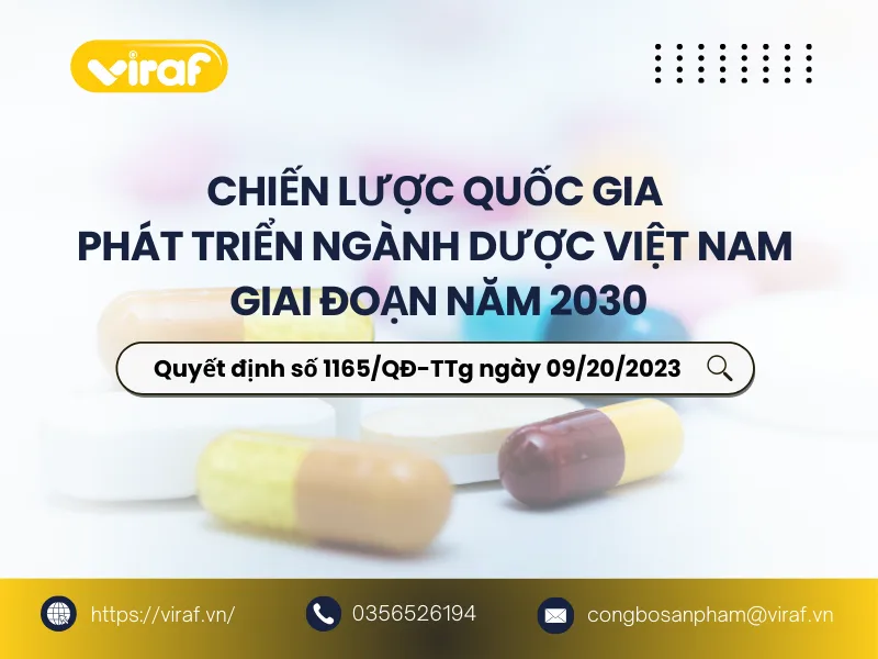 CHIẾN LƯỢC QUỐC GIA PHÁT TRIỂN NGÀNH DƯỢC VIỆT NAM GIAI ĐOẠN NĂM 2030