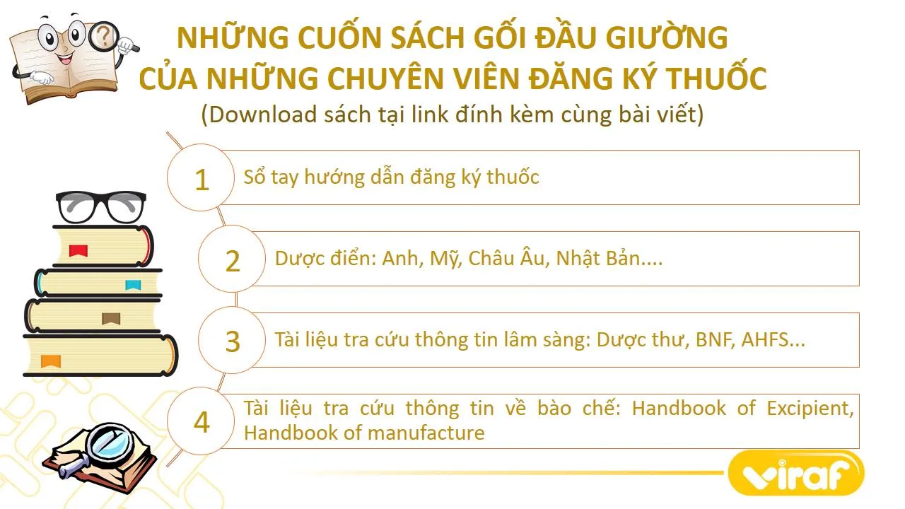 NHỮNG CUỐN SÁCH GỐI ĐẦU GIƯỜNG CỦA MỘT CHUYÊN VIÊN ĐĂNG KÝ THUỐC