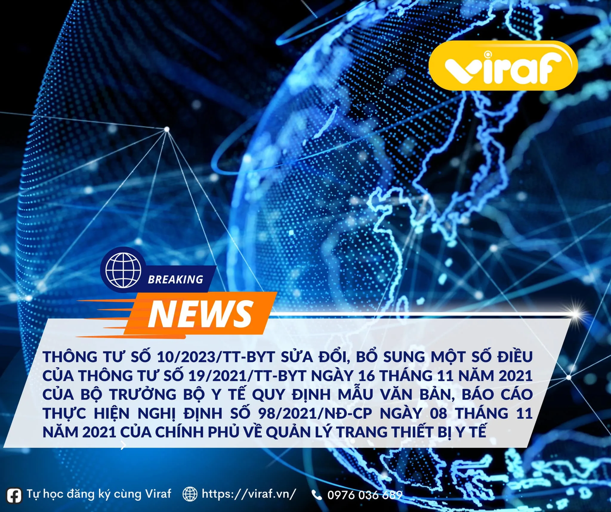 SỬA ĐỔI, BỔ SUNG MỘT SỐ ĐIỀU CỦA THÔNG TƯ 19/2021 VÀ 98/2021 CỦA CHÍNH PHỦ VỀ TRANG THIẾT BỊ Y TẾ