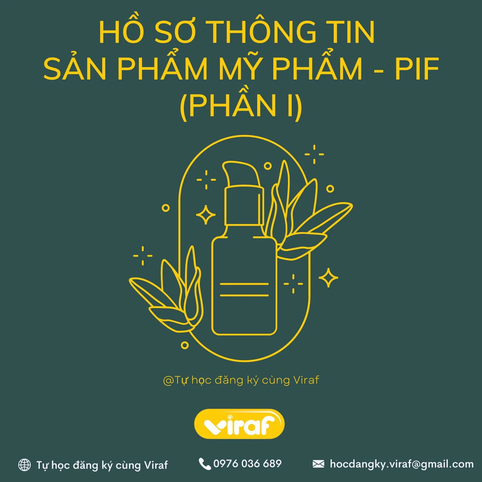 HỒ SƠ THÔNG TIN SẢN PHẨM MỸ PHẨM- PIF