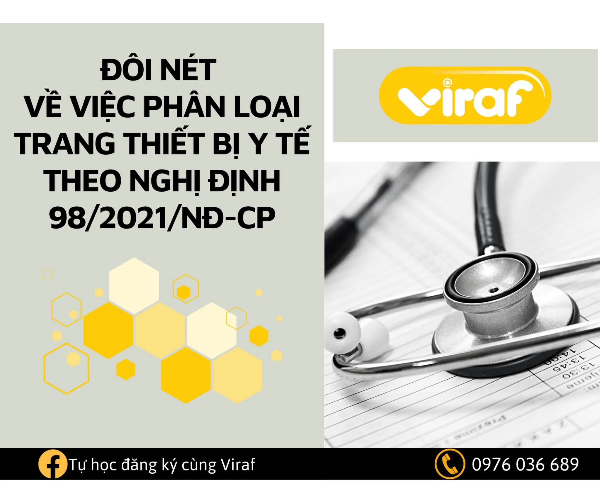 ĐÔI NÉT VỀ VIỆC PHÂN LOẠI TRANG THIẾT BỊ Y TẾ THEO NGHỊ ĐỊNH 98/2021/NĐ-CP