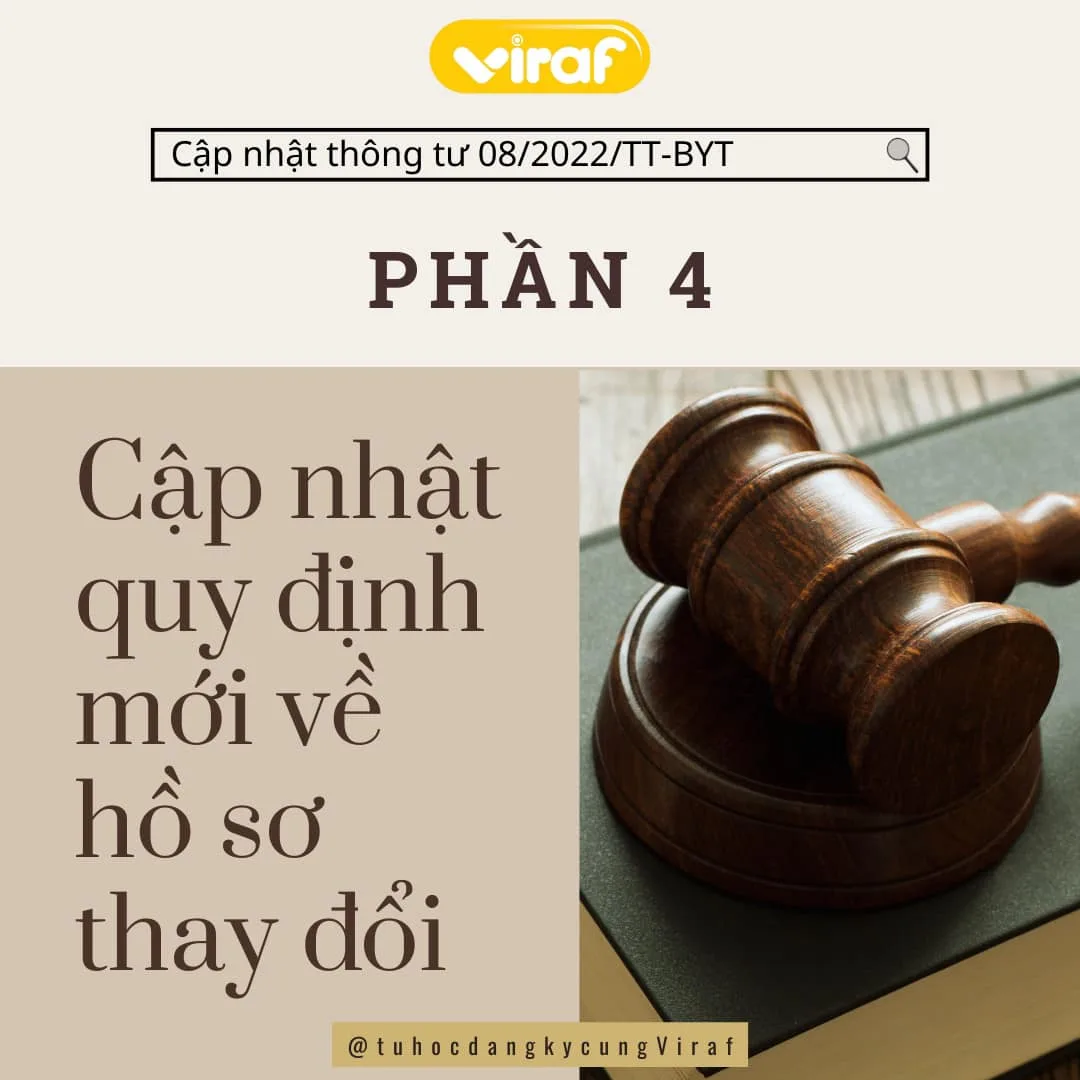 CẬP NHẬT QUY ĐỊNH MỚI VỀ HỒ SƠ THAY ĐỔI