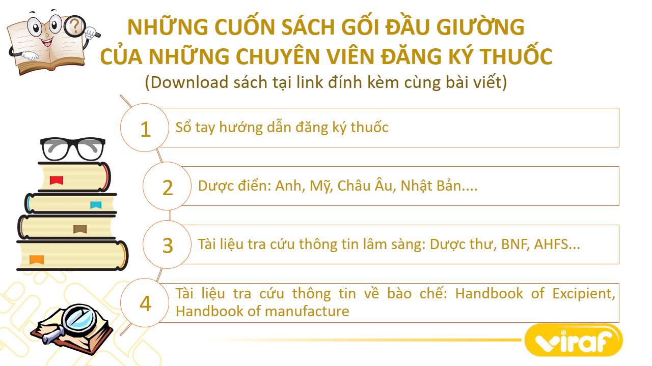 NHỮNG CUỐN SÁCH GỐI ĐẦU GIƯỜNG CỦA MỘT CHUYÊN VIÊN ĐĂNG KÝ THUỐC