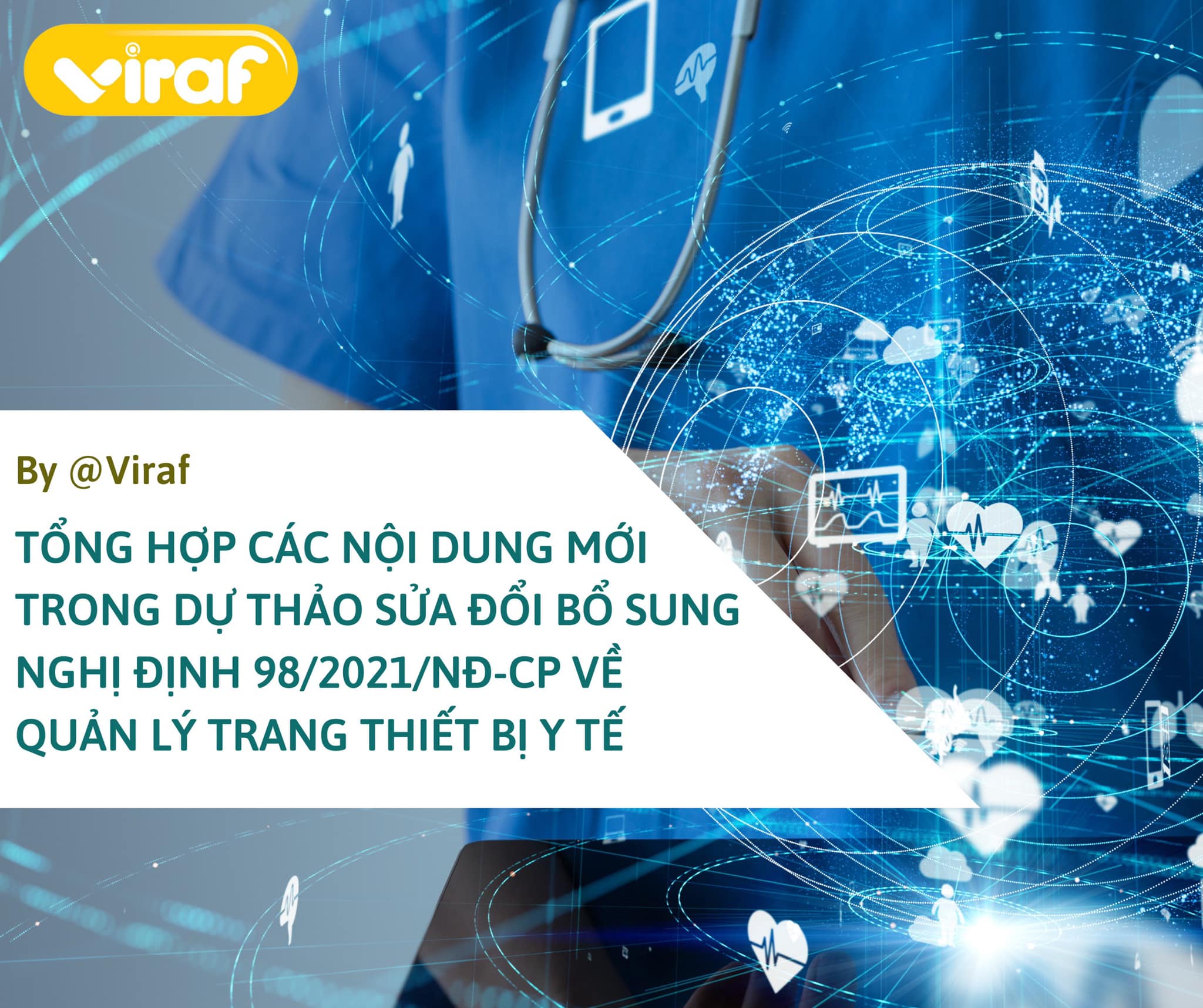 TỔNG HỢP 8 ĐIỂM MỚI, QUAN TRỌNG TRONG DỰ THẢO SỬA ĐỔI BỔ SUNG NGHỊ ĐỊNH 98/2021/NĐ-CP QUẢN LÝ TTBYT