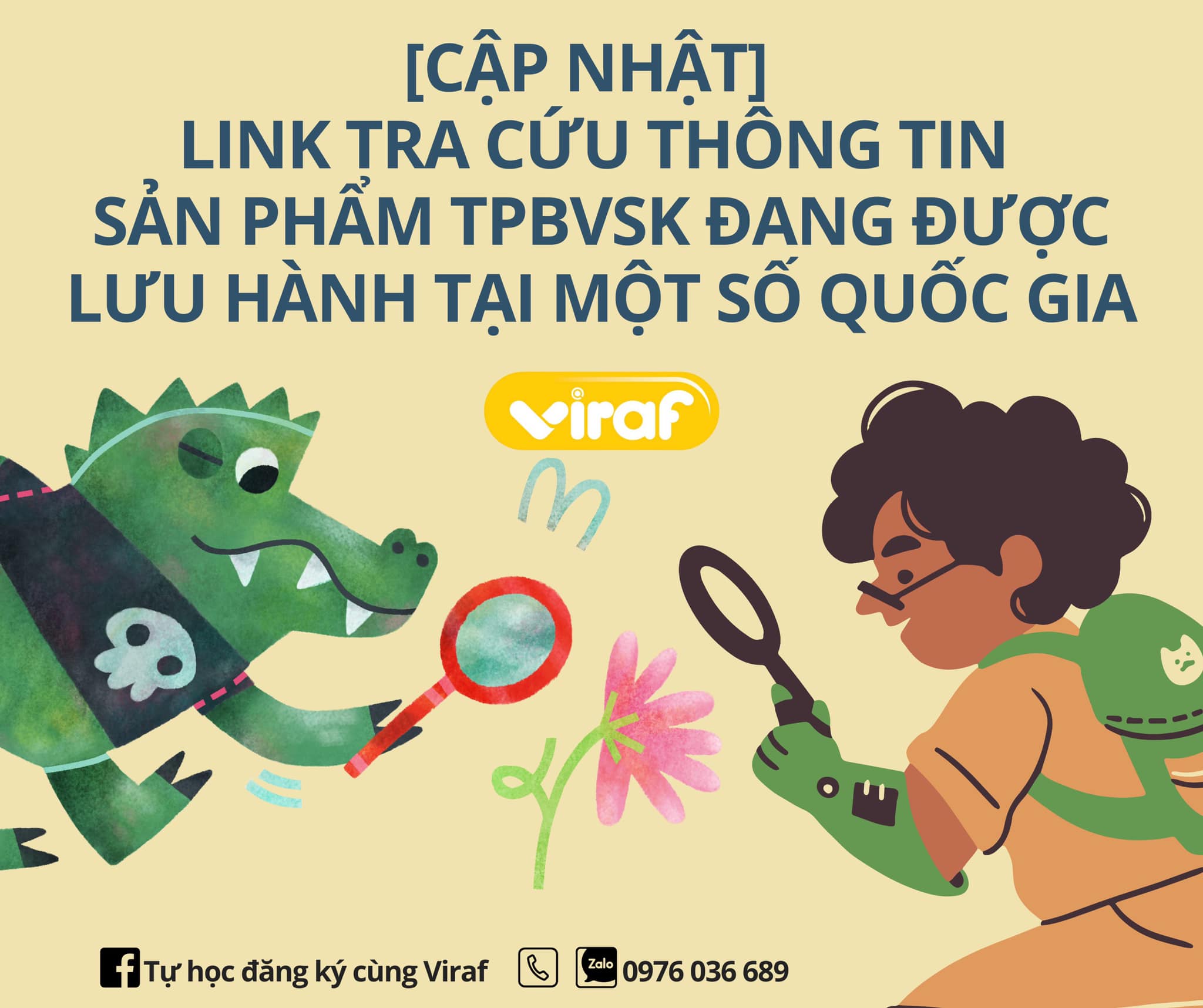 [UPDATED] LINK TRA CỨU THÔNG TIN SẢN PHẨM TPBVSK ĐANG ĐƯỢC LƯU HÀNH TẠI MỘT SỐ QUỐC GIA