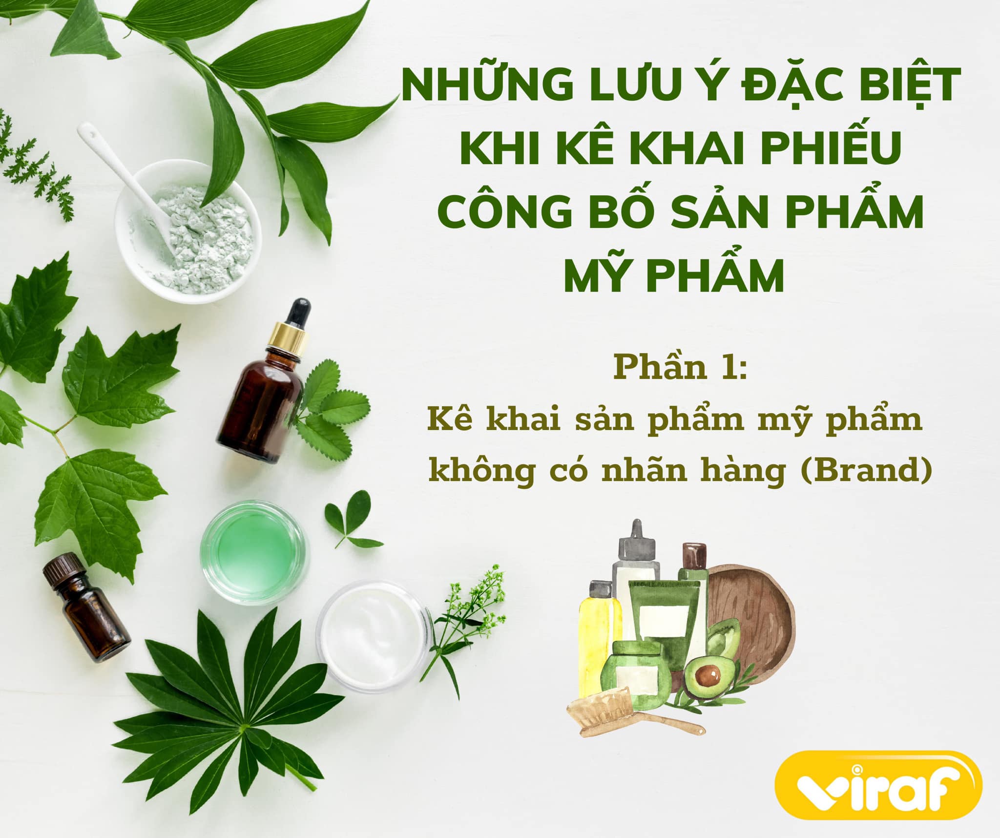 Những lưu ý đặc biệt khi kê khai phiếu công bố sản phẩm mỹ phẩm
