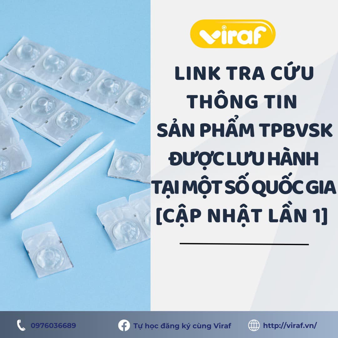 LINK TRA CỨU THÔNG TIN SẢN PHẨM TPBVSK ĐANG ĐƯỢC LƯU HÀNH TẠI MỘT SỐ QUỐC GIA [CẬP NHẬT LẦN 1] 