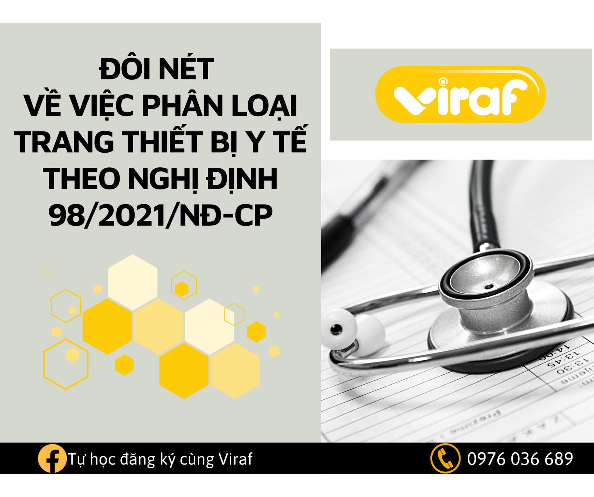 ĐÔI NÉT VỀ VIỆC PHÂN LOẠI TRANG THIẾT BỊ Y TẾ THEO NGHỊ ĐỊNH 98/2021/NĐ-CP