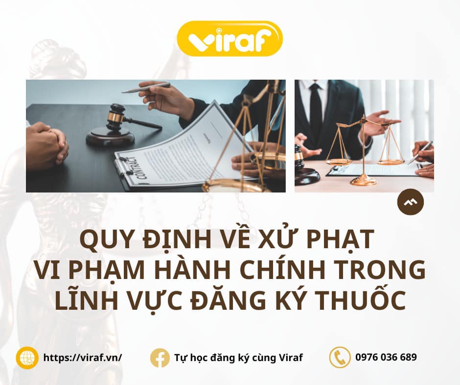 Quy định về xử phạt vi phạm hành chính trong lĩnh vực đăng ký thuốc